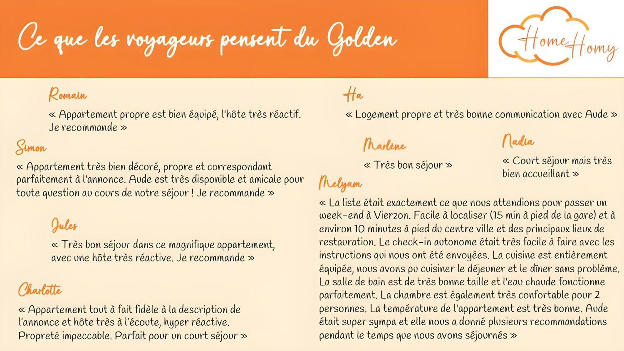 Le Golden - Home Homy Vierzon Kültér fotó